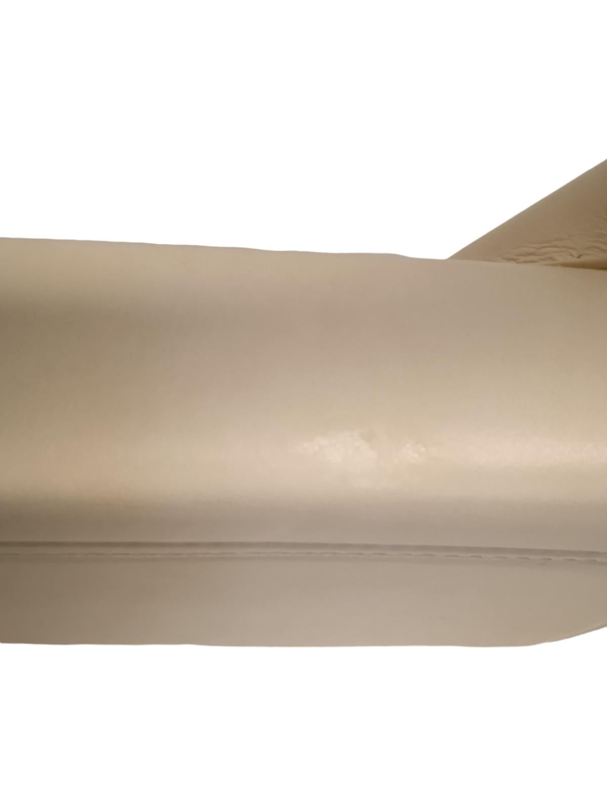 JACQUEMUS Le Grand Chiquito Bag Leather Strap Top Handle Ivory OS NEW RRP625