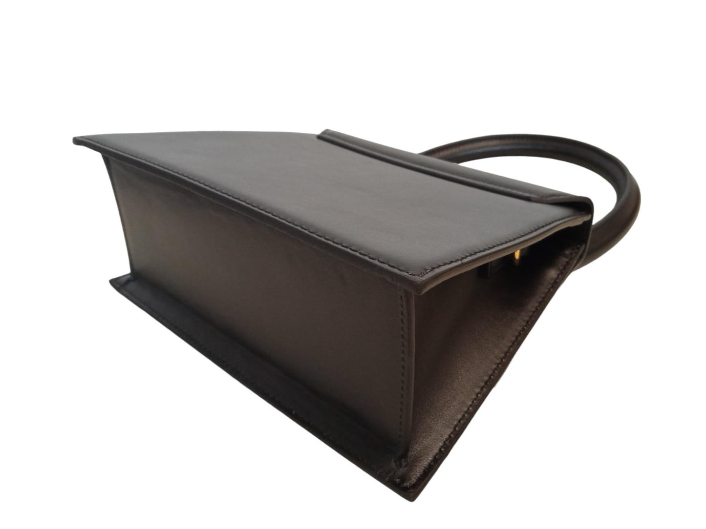 JACQUEMUS Le Grand Chiquito Bag Leather Top Handle w Strap Black OS NEW RRP805