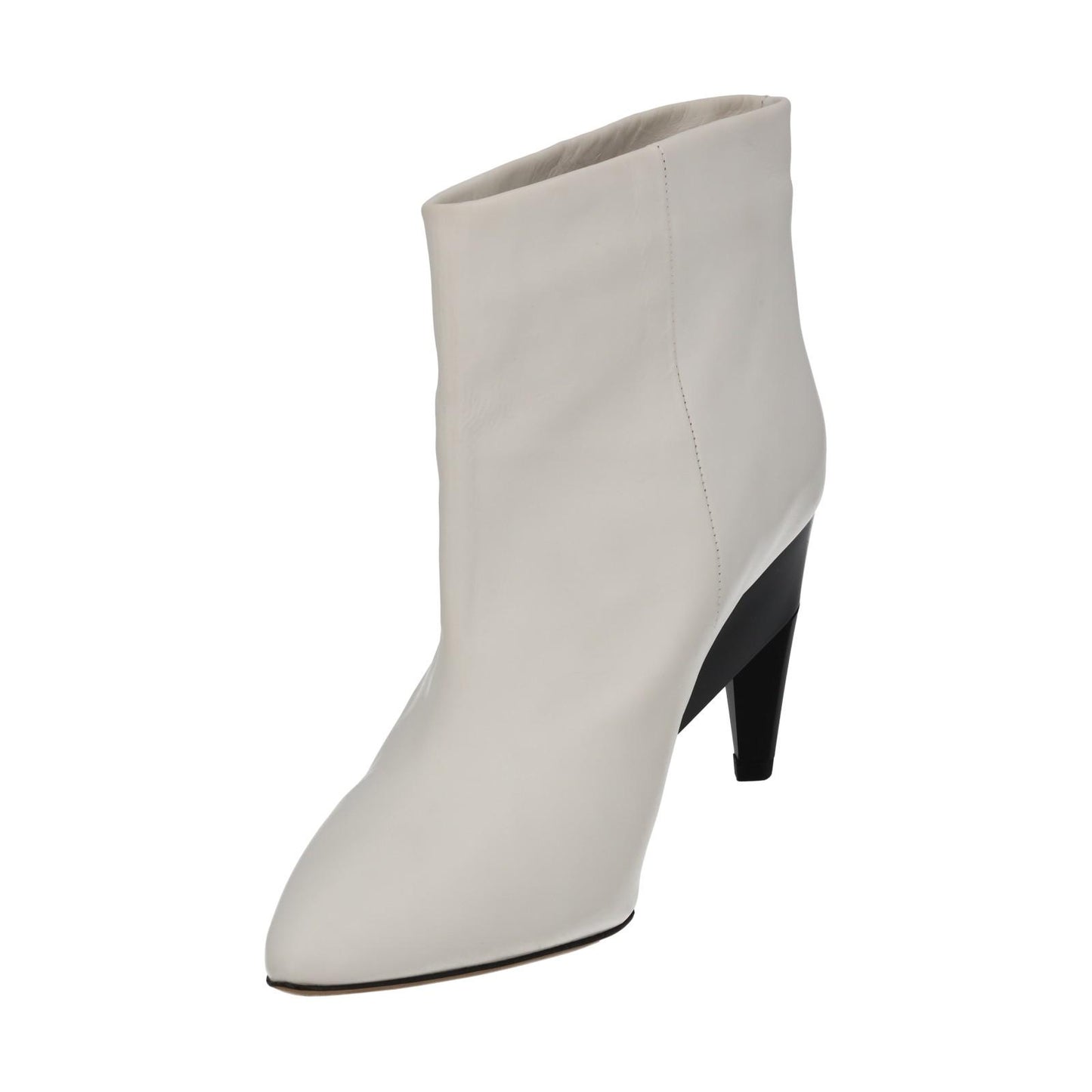 ISABEL MARANT Boots Dylvee 85 High Heel Leather White EU40 UK7 NEW RRP900
