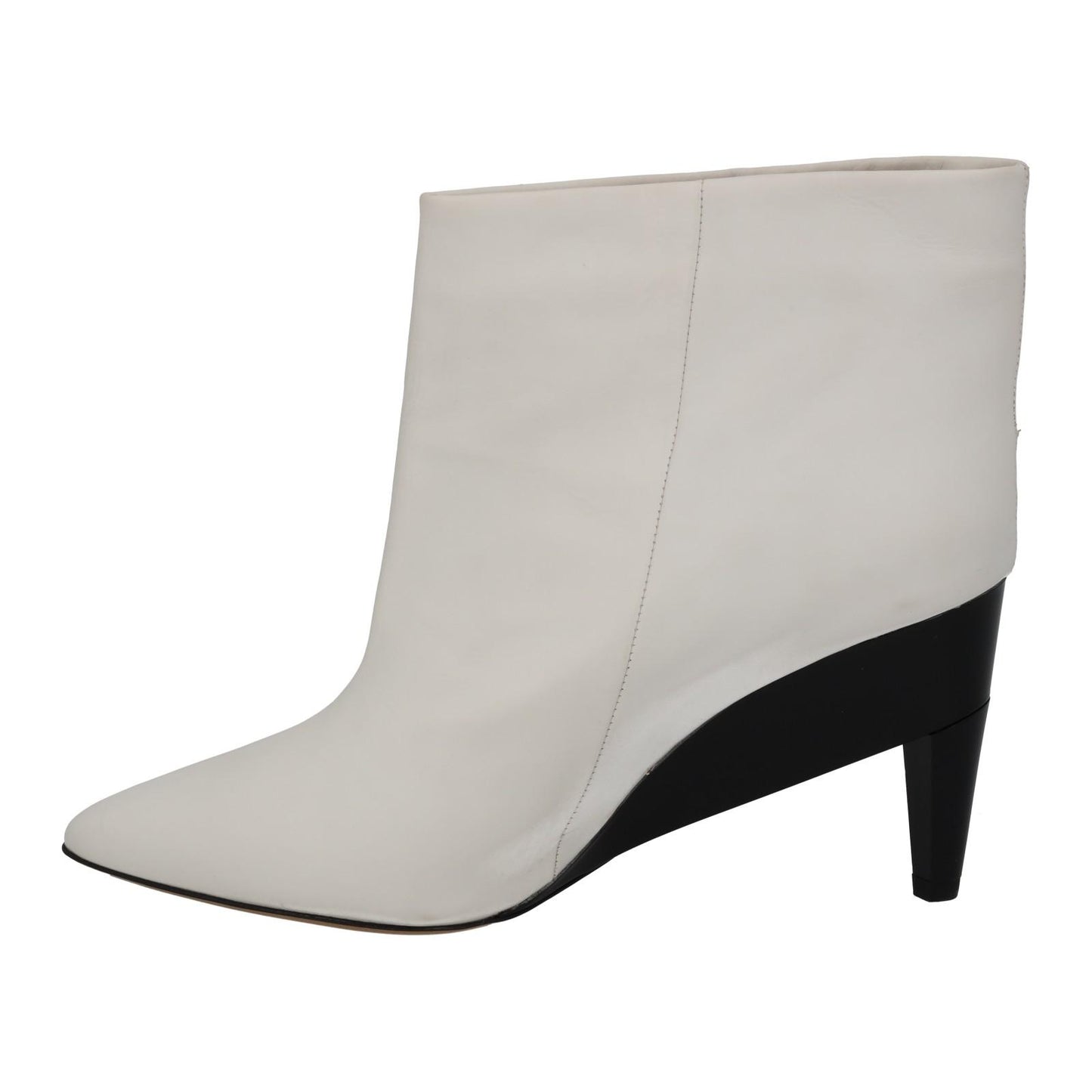 ISABEL MARANT Boots Dylvee 85 High Heel Leather White EU40 UK7 NEW RRP900