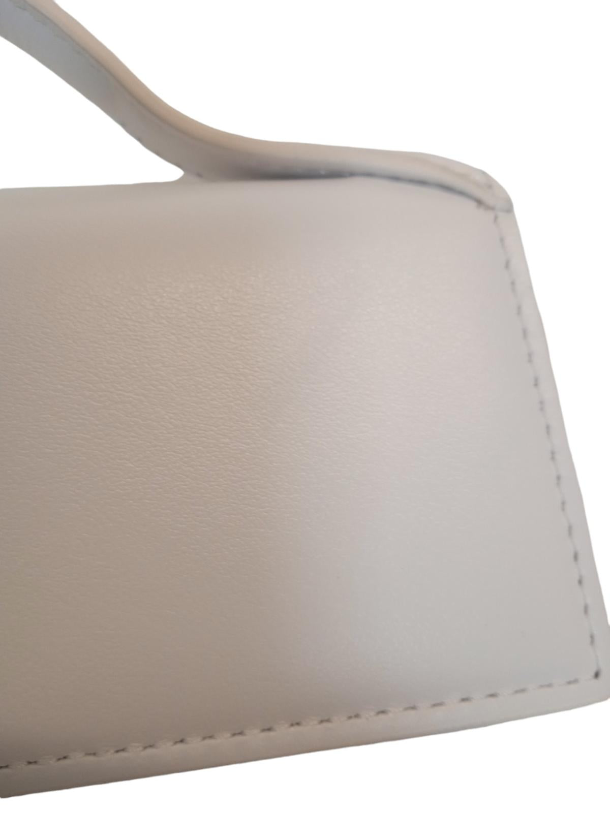 JACQUEMUS Le Grand Bambino Bag Leather Shoulder Strap White OS NEW RRP775