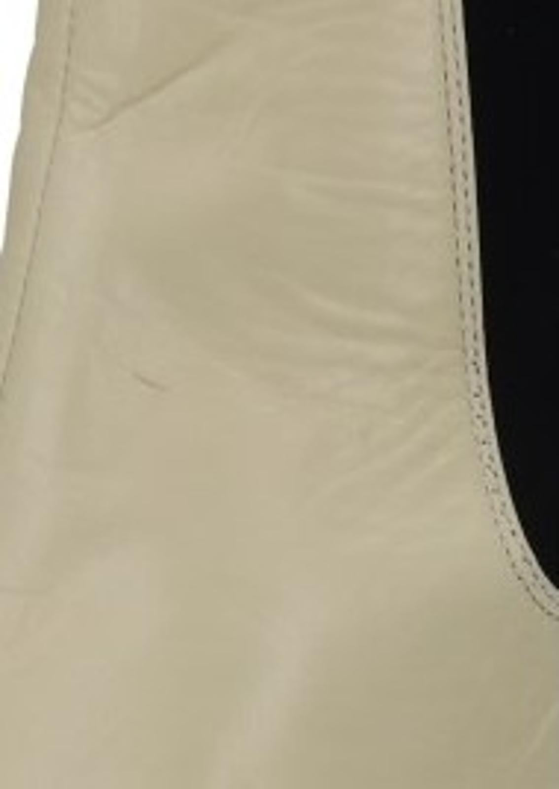 JIL SANDER Ankle Boot Tripon Wedge Heel Point Beige Leather EU39 UK6 NEW RRP1000