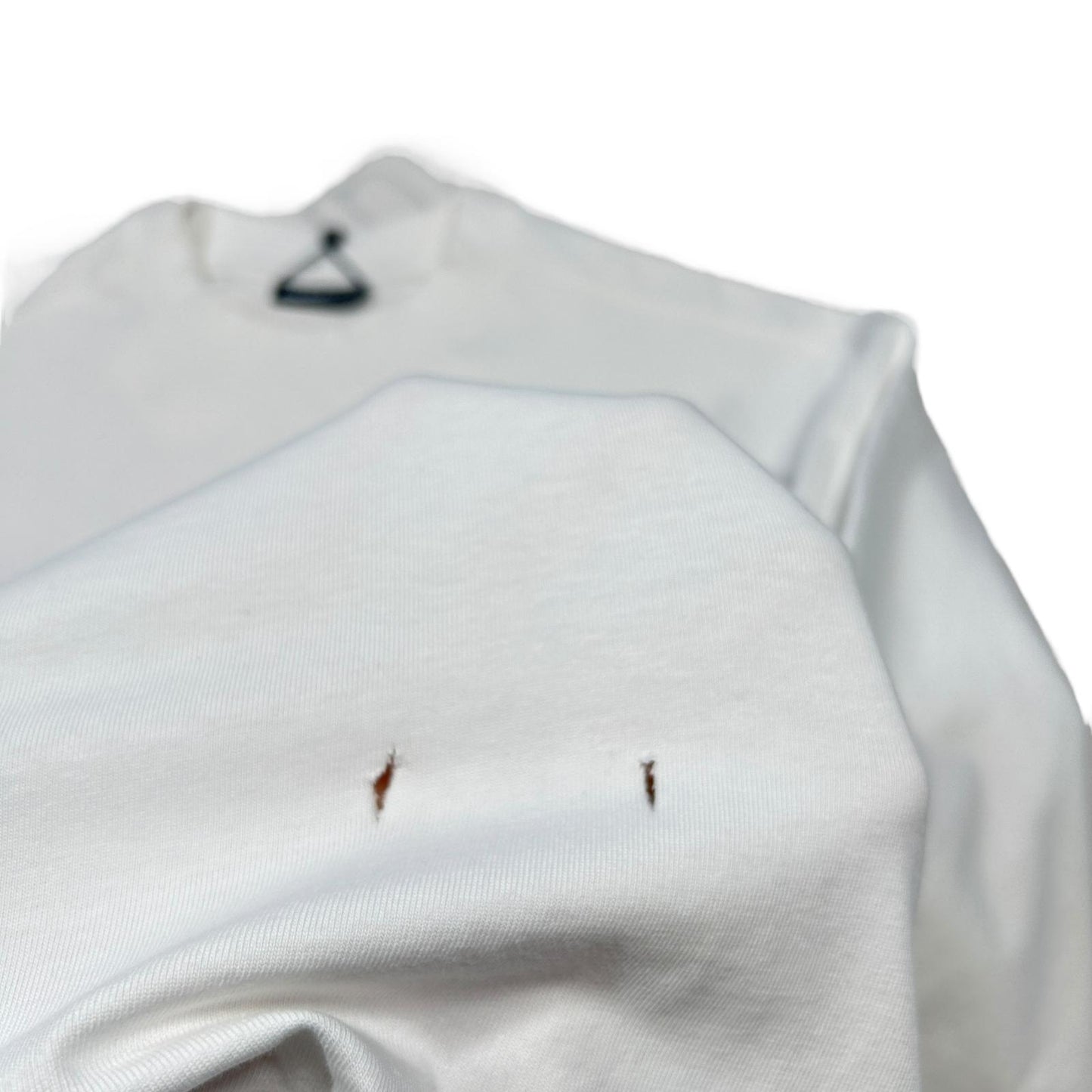 JACQUEMUS Long Sleeve Cotton Tshirt Desenho Print Marguerite White M NEW RRP 235