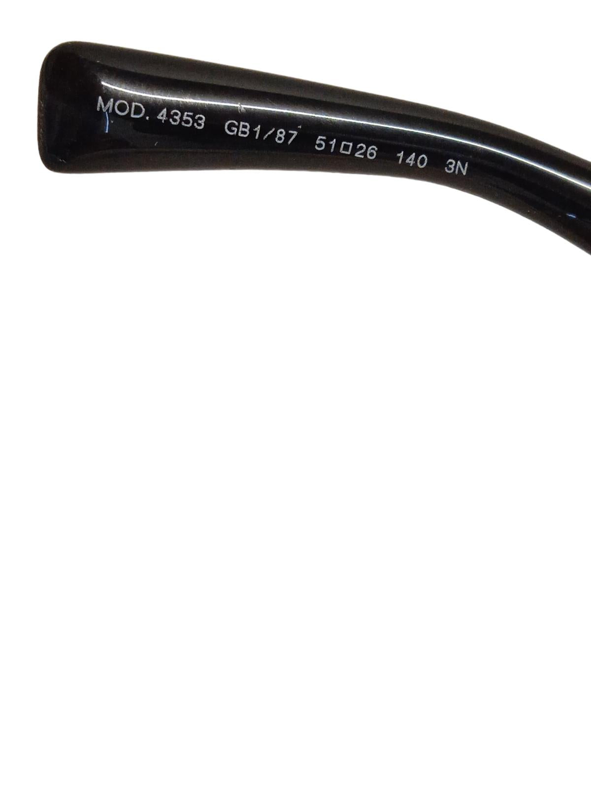 VERSACE Tribute VE4353 GB 1/87 Sunglasses Medusa Black 51-26-140 NEW RRP235