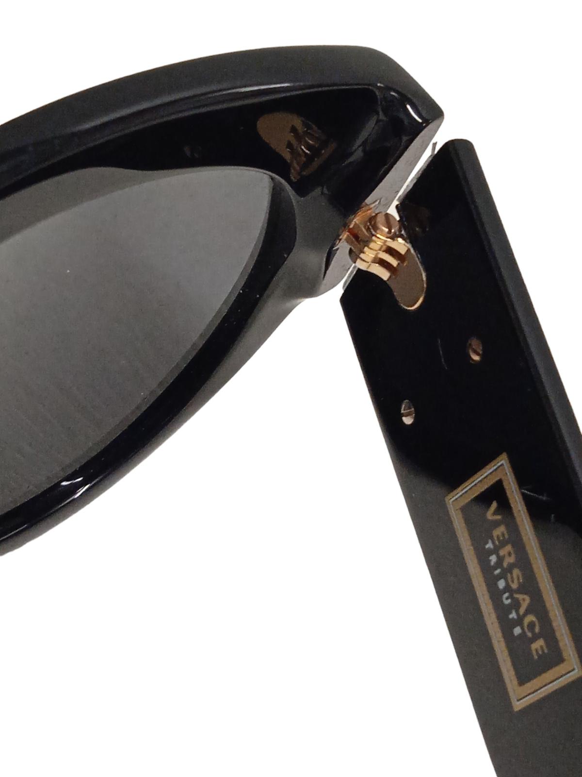 VERSACE Tribute VE4353 GB 1/87 Sunglasses Medusa Black 51-26-140 NEW RRP235