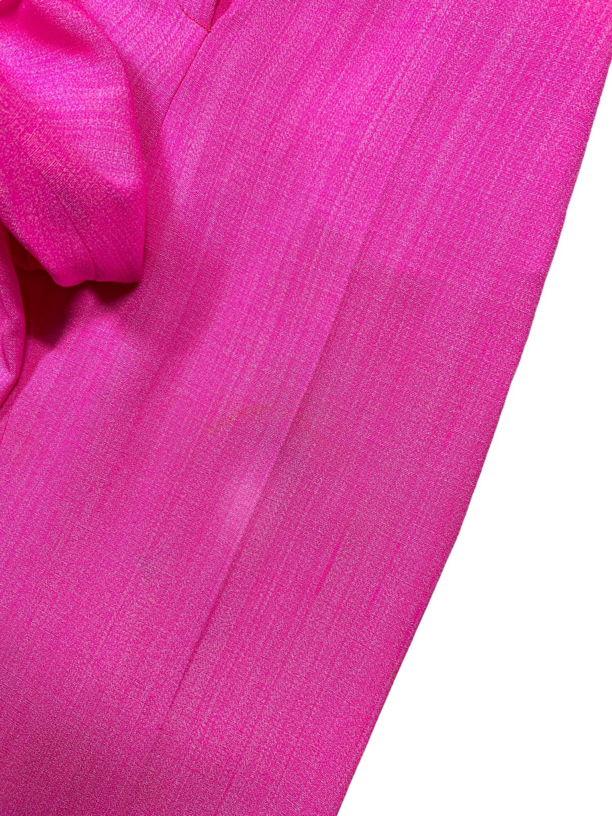 JACQUEMUS Le Pantalon Sauge High Waist Wide Leg Trousers Pink 36 NEW RRP: 675