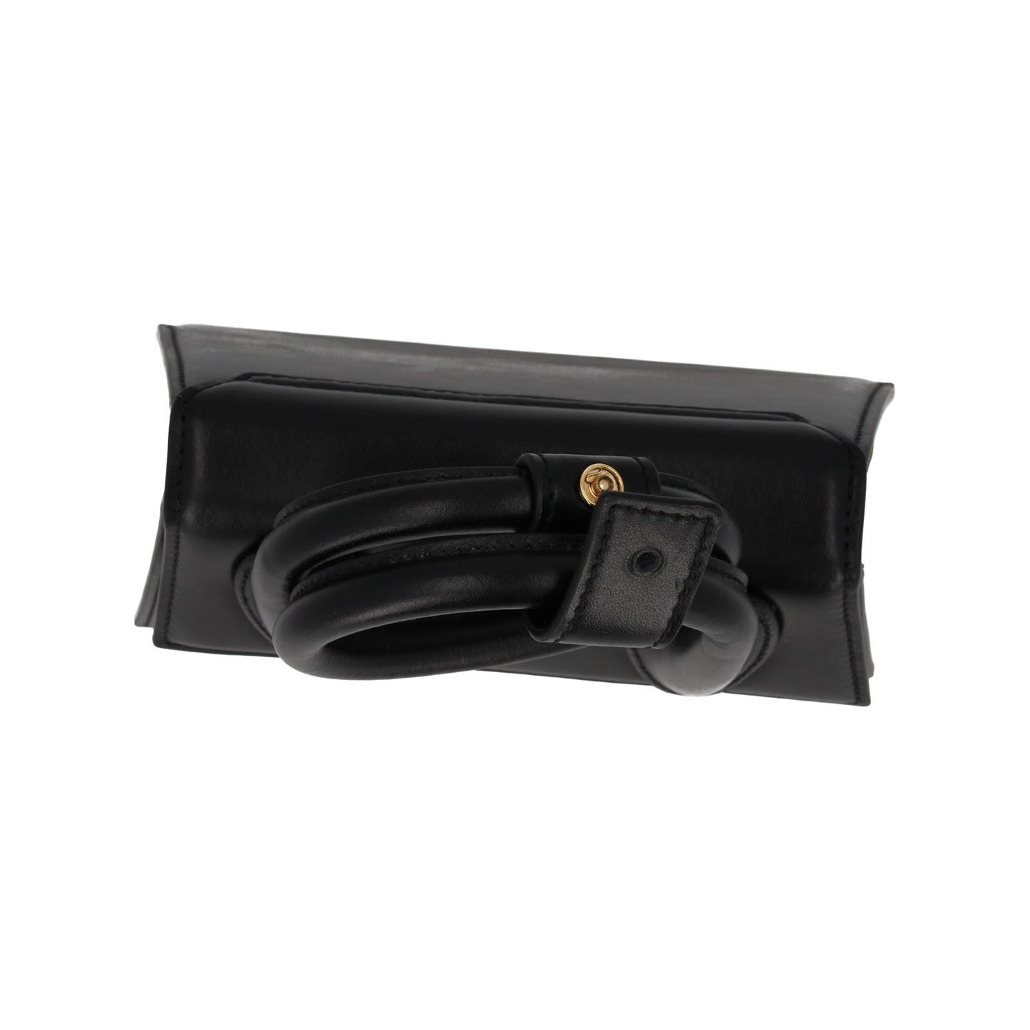 JACQUEMUS Handbag Le Chiquito Noeud Leather Bag Black Removable Strap NEW RRP745