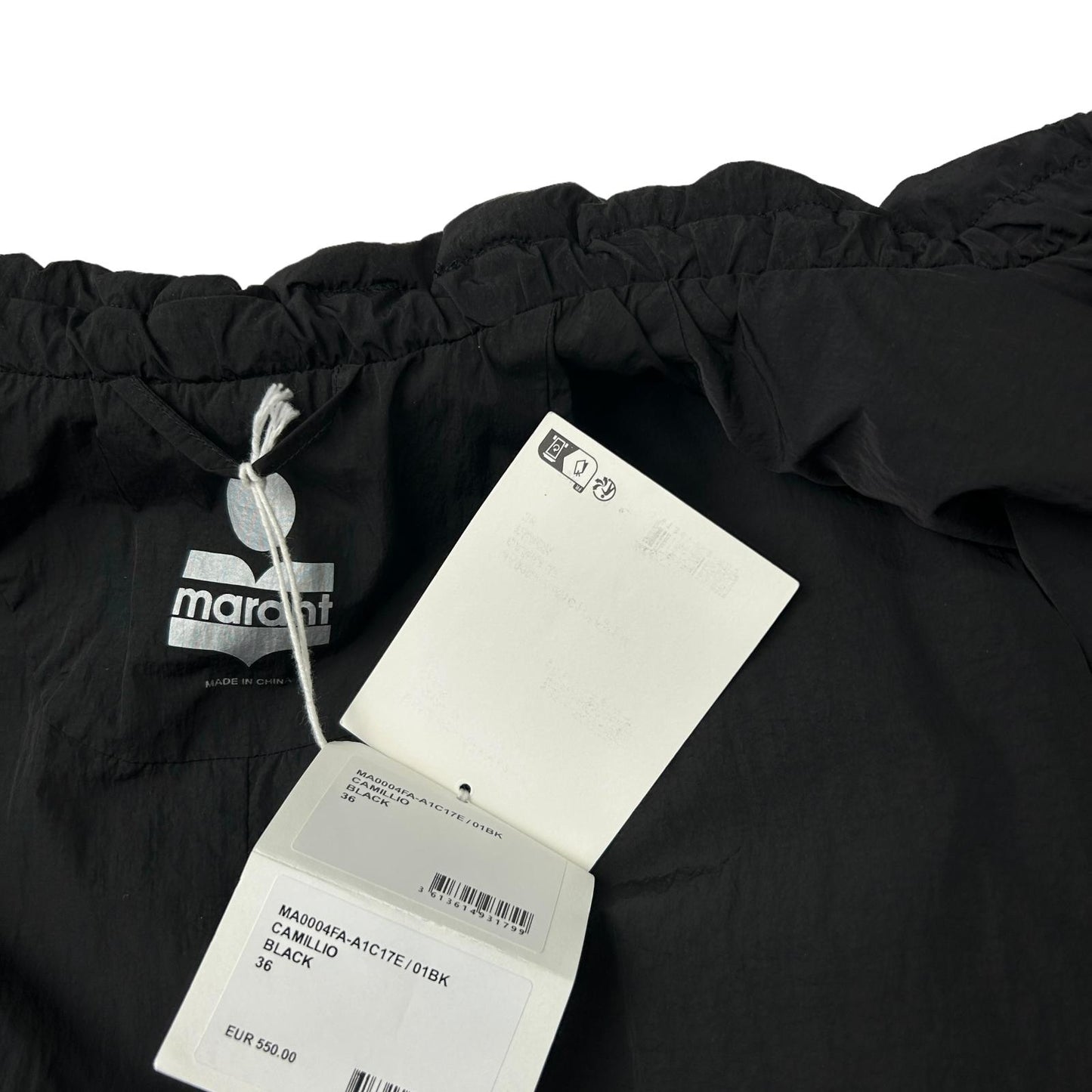 ISABEL MARANT ÉTOILE Camillio Puffer Oversized Jacket Ladies Black 36 NEW RRP555