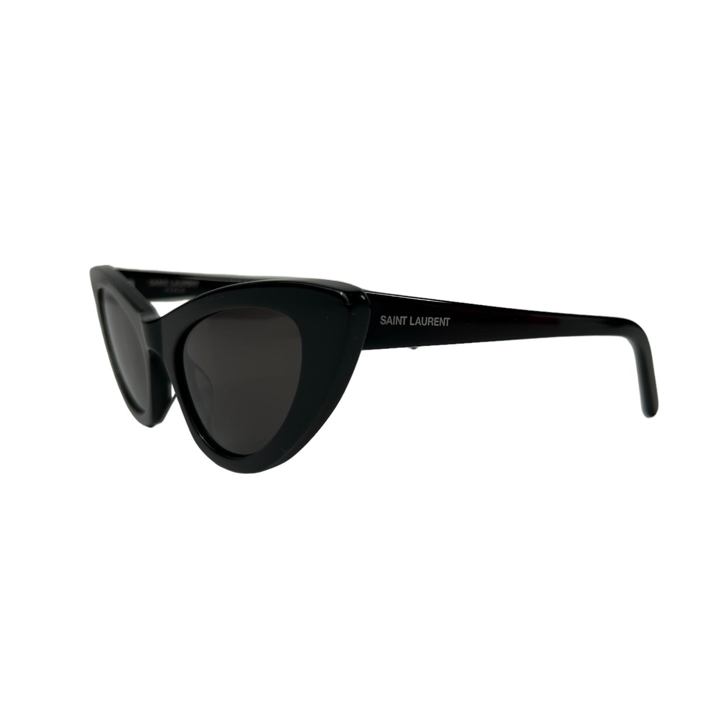 SAINT LAURENT Lily Black Cat Eye Sunglasses Ladies Black Size 52 NEW RRP 285