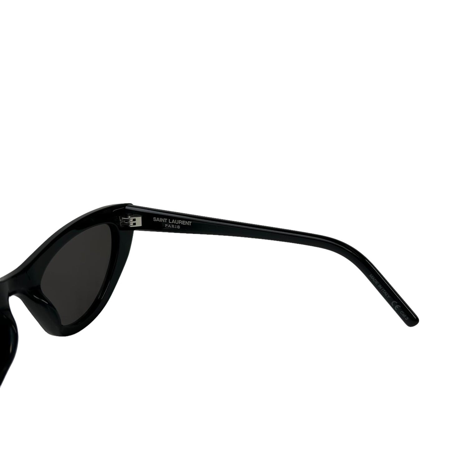 SAINT LAURENT Lily Black Cat Eye Sunglasses Ladies Black Size 52 NEW RRP 285