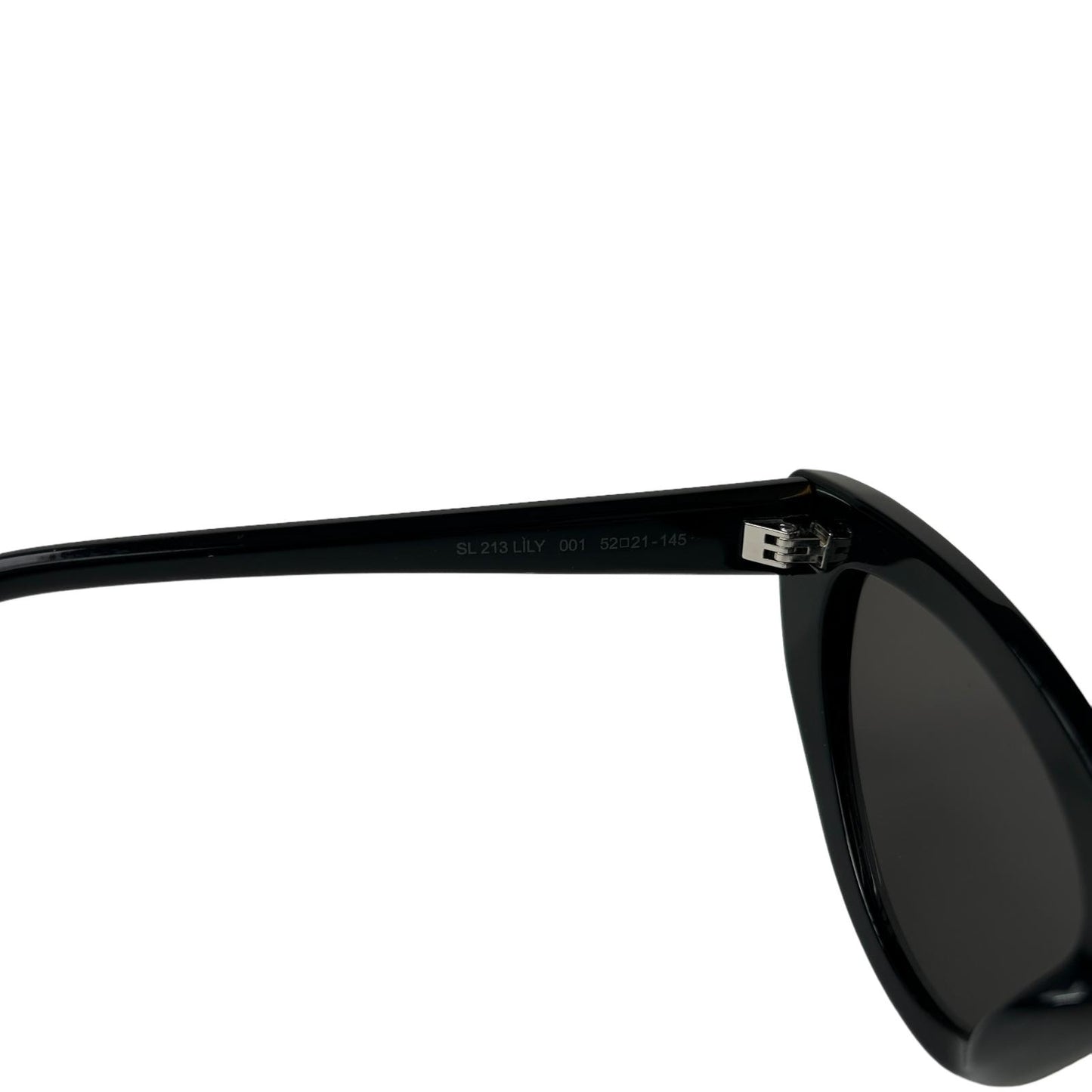 SAINT LAURENT Lily Black Cat Eye Sunglasses Ladies Black Size 52 NEW RRP 285