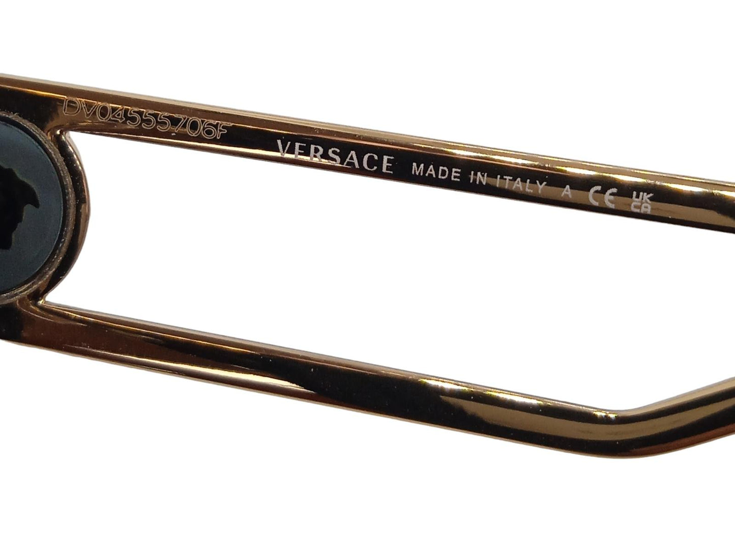 VERSACE VE2225 Medusa Pilot Sunglasses Grey Lens Gold 60-15-140 NEW RRP215