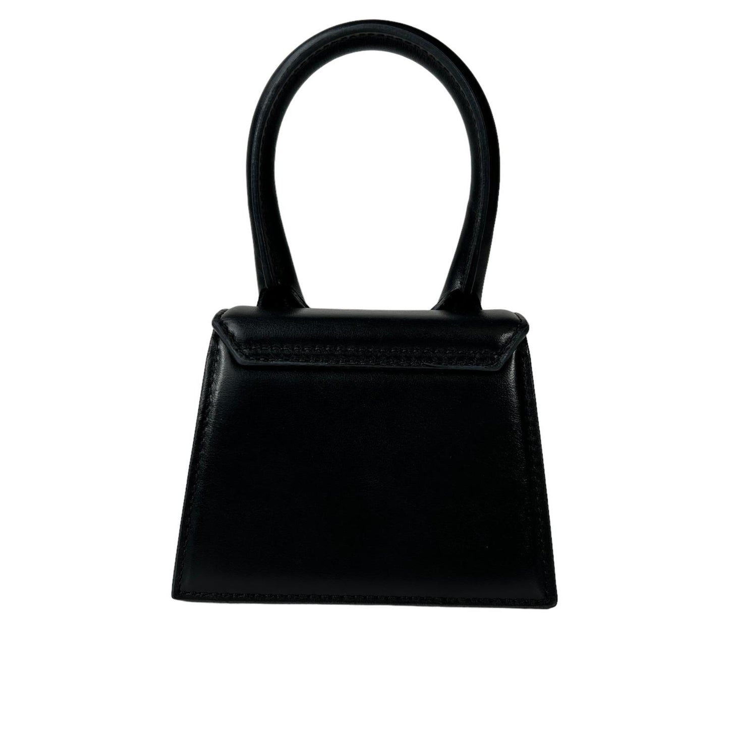 JACQUEMUS Le Chiquito Tote Bag Leather Flap Crossbody Black Small NEW RRP: 520