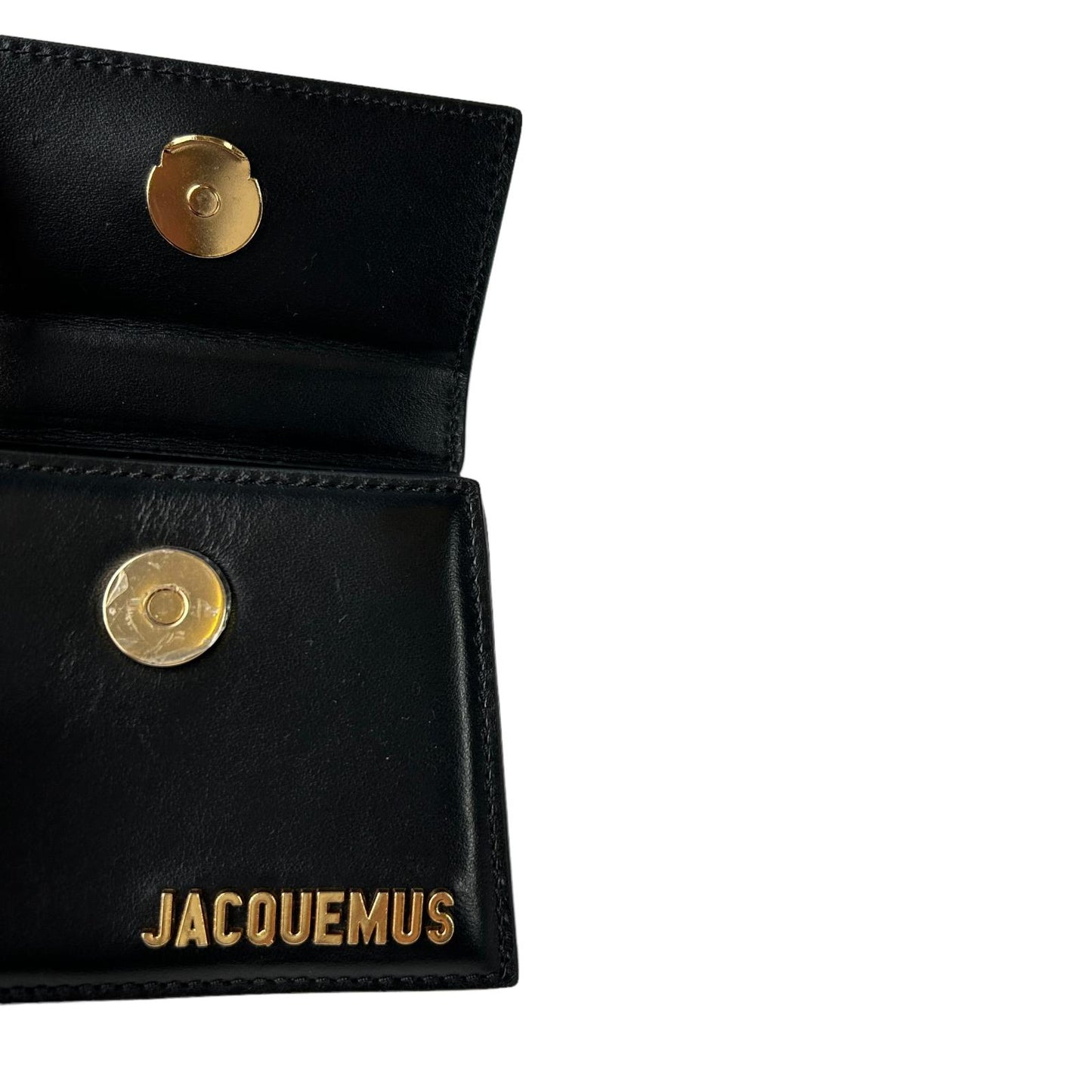 JACQUEMUS Le Chiquito Tote Bag Black Leather Flap Crossbody Small NEW RRP: 520