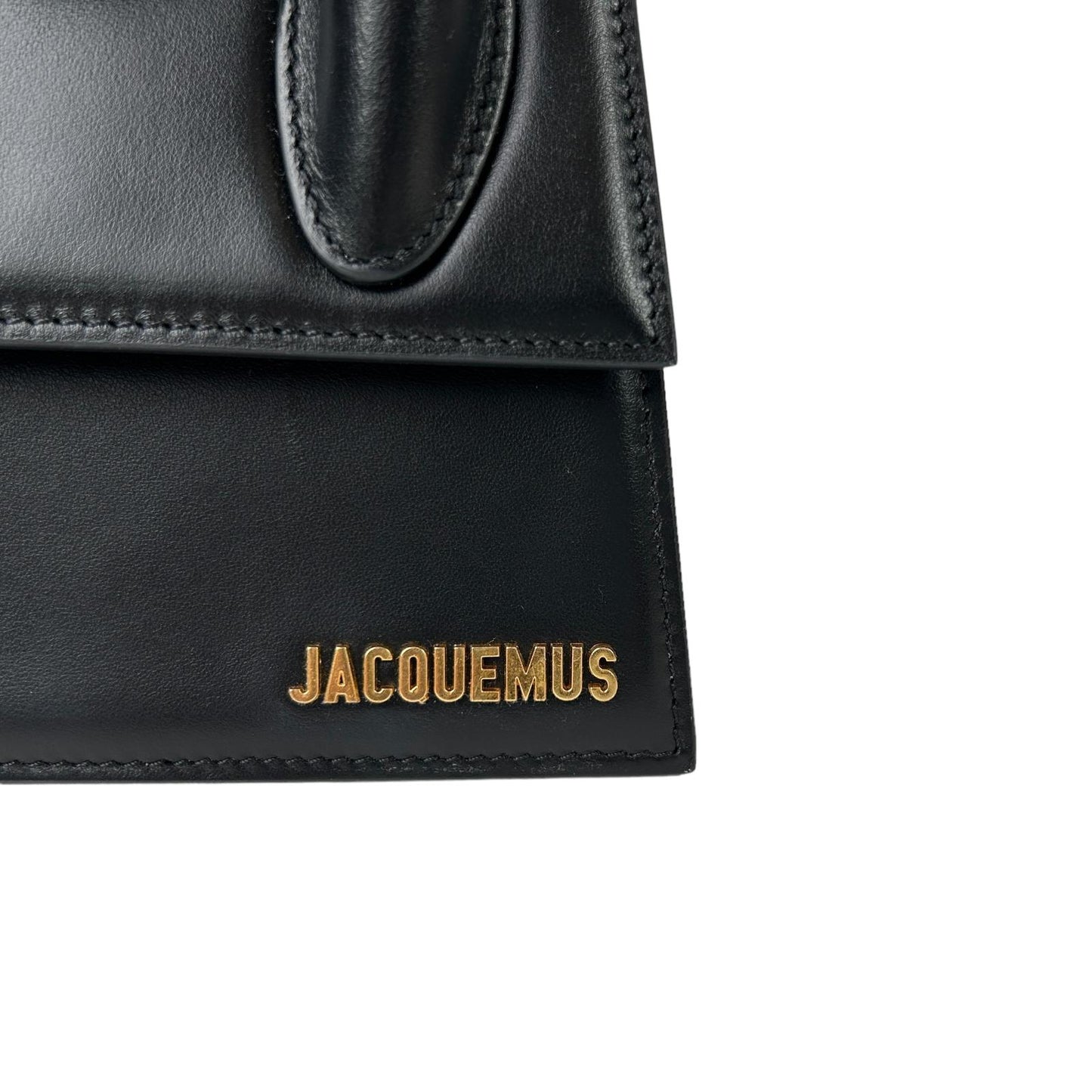 JACQUEMUS Le Chiquito Noeud Handbag Leather Tote Bag Black Small NEW RRP: 745