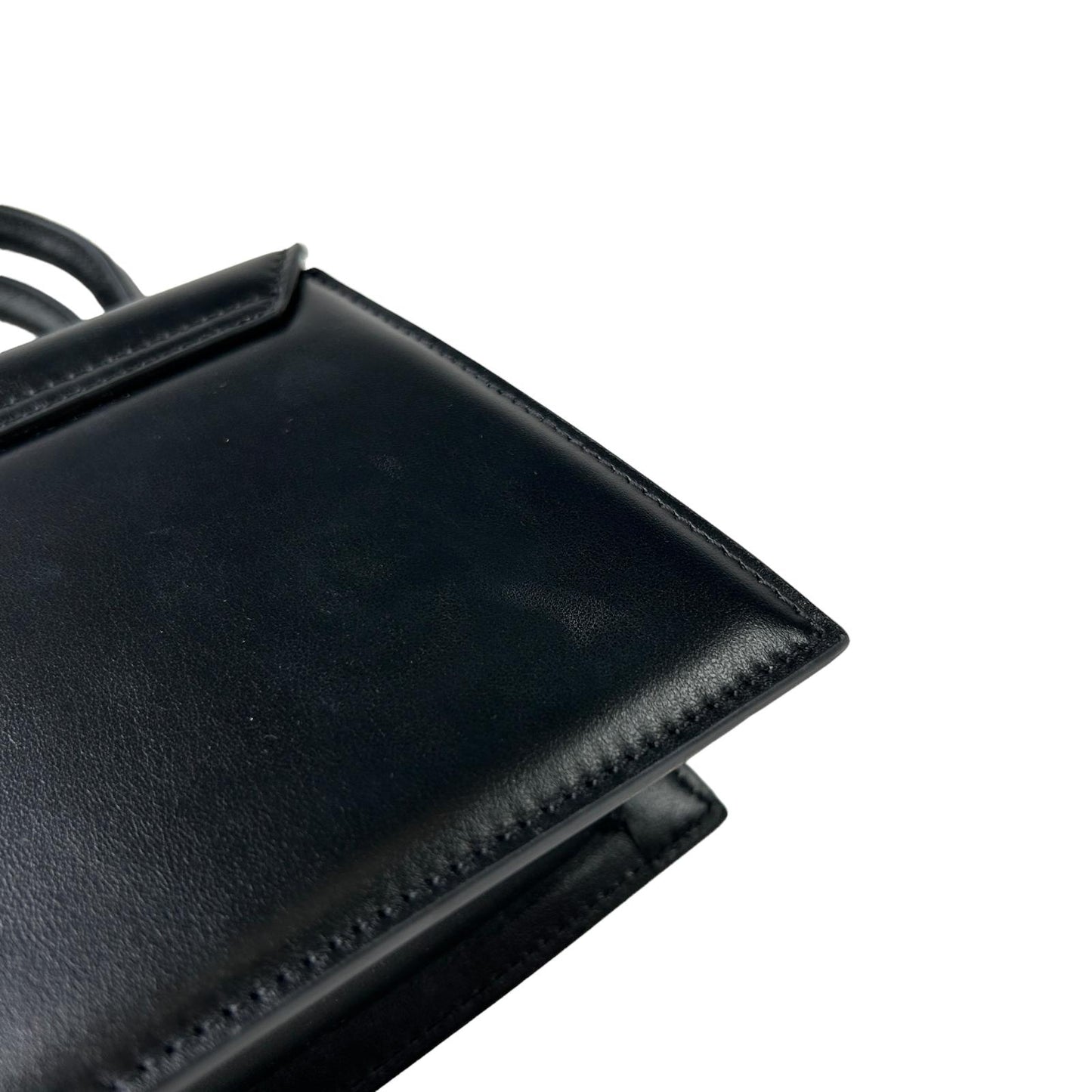 JACQUEMUS Le Chiquito Noeud Handbag Leather Tote Bag Black Small NEW RRP: 745