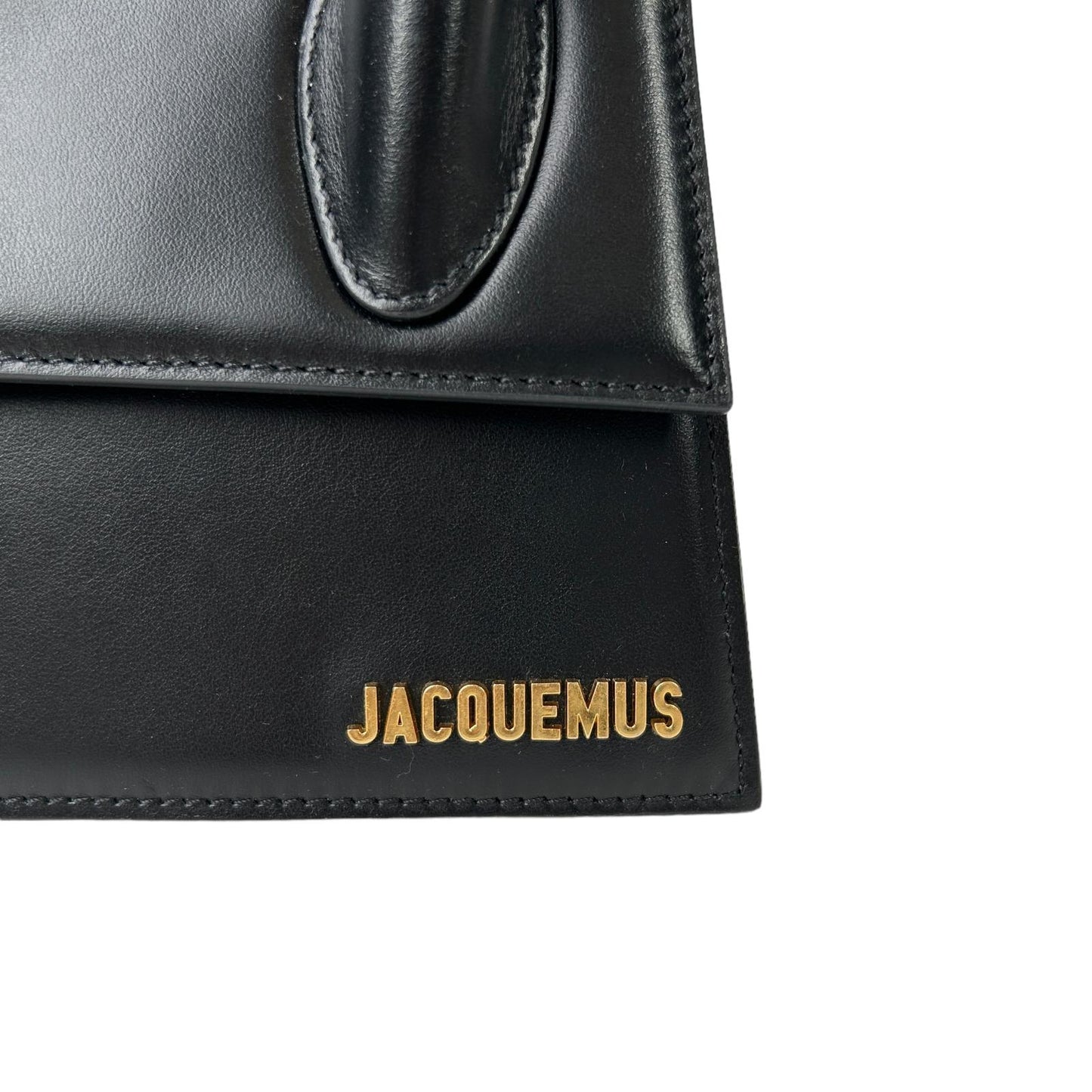 JACQUEMUS Le Chiquito Noeud Tote Leather Crossbody Bag Black Small NEW RRP: 745