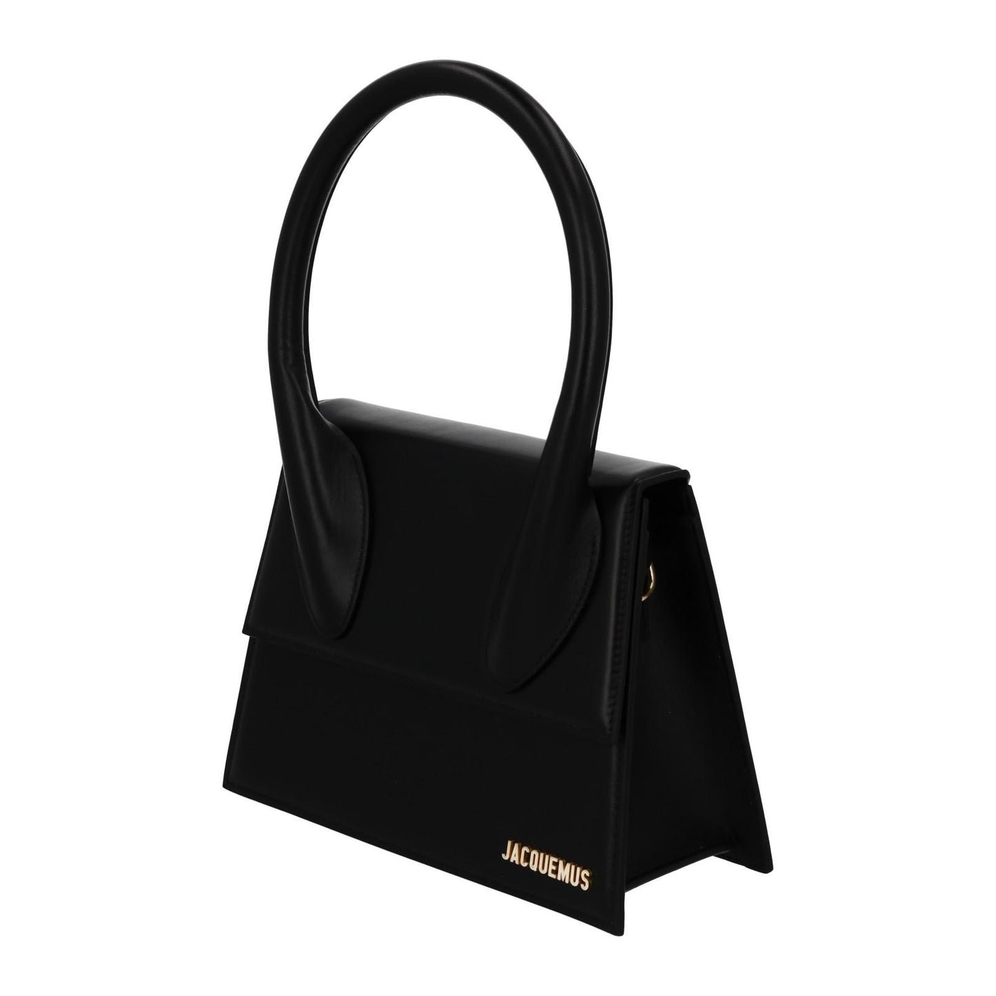 JACQUEMUS Bag Le Grande Chiquito Tote Black Leather Detachable Strap NEW RRP805