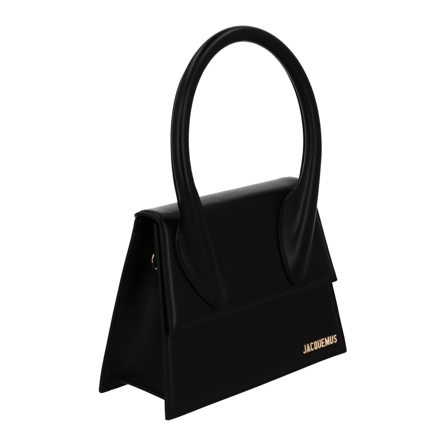JACQUEMUS Bag Le Grande Chiquito Tote Black Leather Detachable Strap NEW RRP805