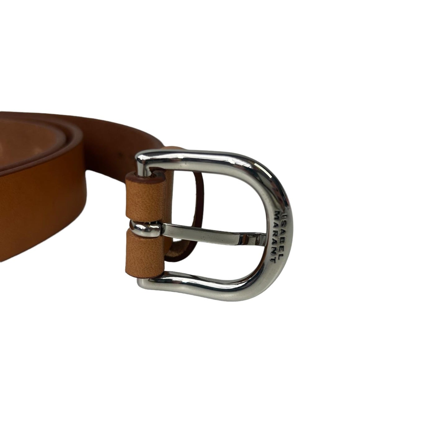 ISABEL MARANT Leather Zap Belt Ladies Brown Size:90 NEW RRP: 150