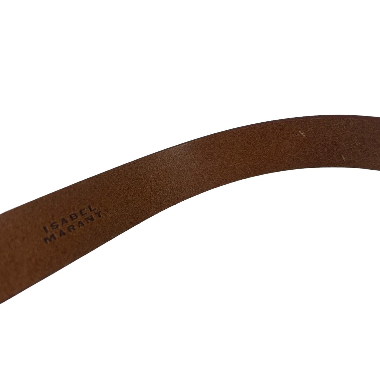 ISABEL MARANT Leather Zap Belt Ladies Brown Size:90 NEW RRP: 150