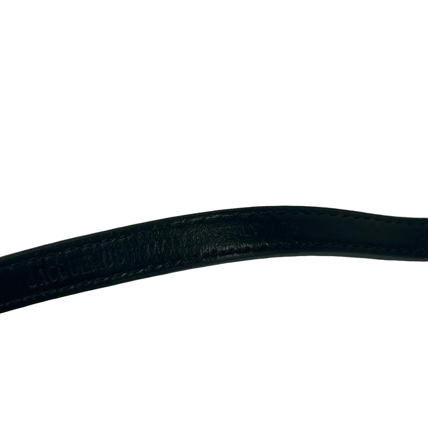 JACQUEMUS Leather Belt La Ceinture Ronde Ladies Black Size:75 NEW RRP: 295
