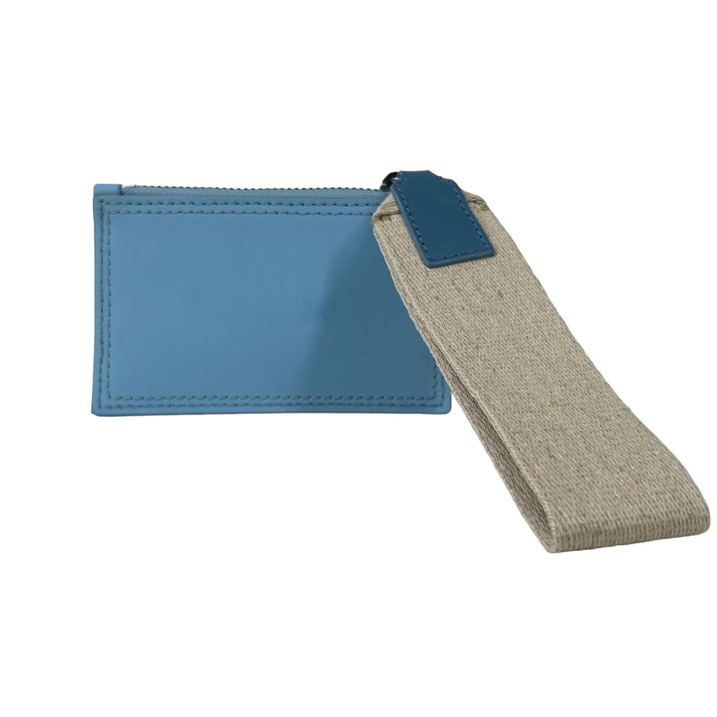 JACQUEMUS Leather Cardholder Le Porte Nastrinu Ladies Blue Size:OS NEW RRP: 170