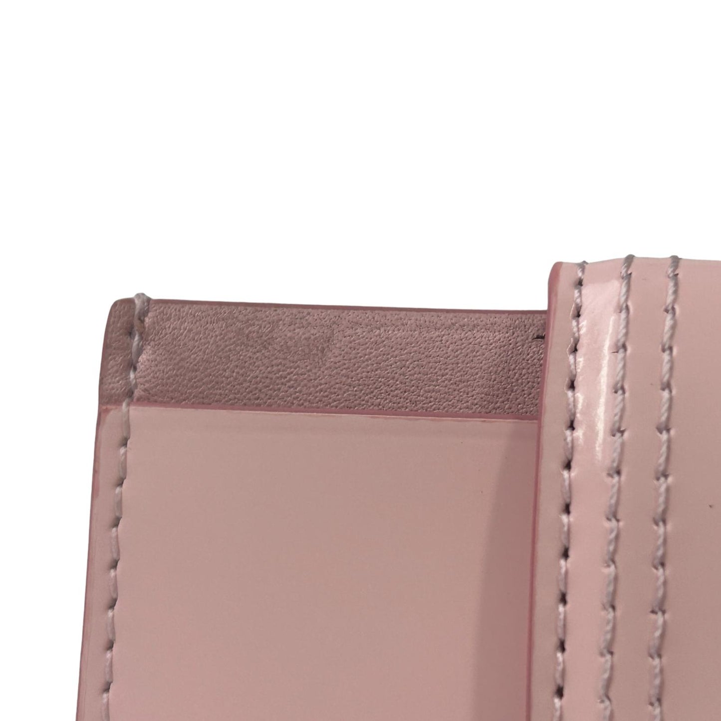 JACQUEMUS Leather Cardholder Le Porte Carte Bambino Ladies Pink OS NEW RRP165