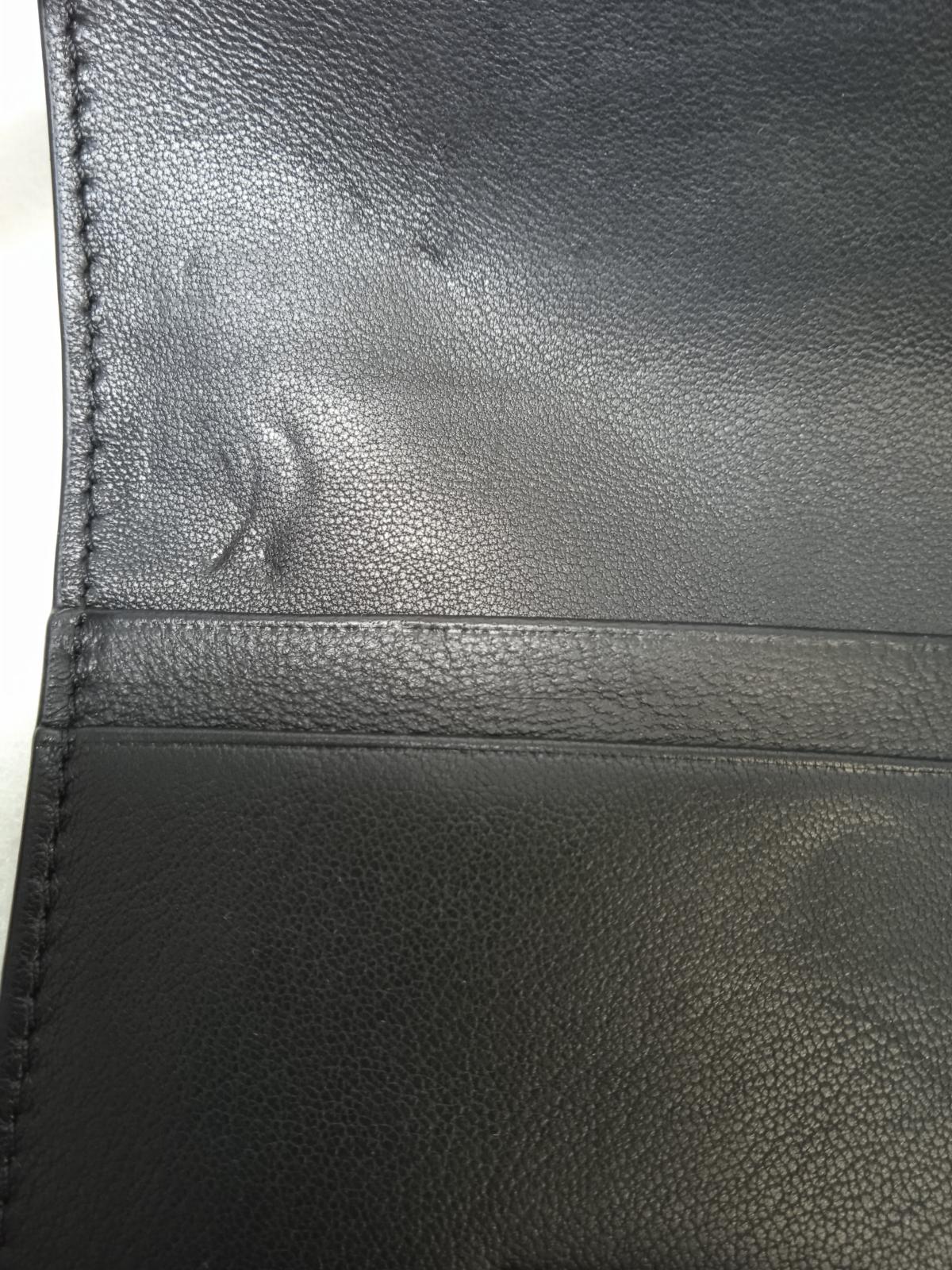 JACQUEMUS Le Compact Bambino Wallet Leather Trifold Flap Black OS NEW RRP275