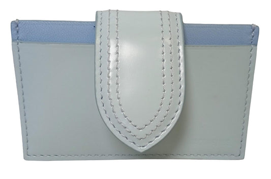 JACQUEMUS Le Porte Carte Bambino Cardholder Leather Light Blue OS NEW RRP165