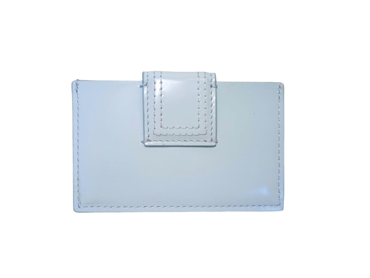 JACQUEMUS Le Porte Carte Bambino Cardholder Leather Light Blue OS NEW RRP165