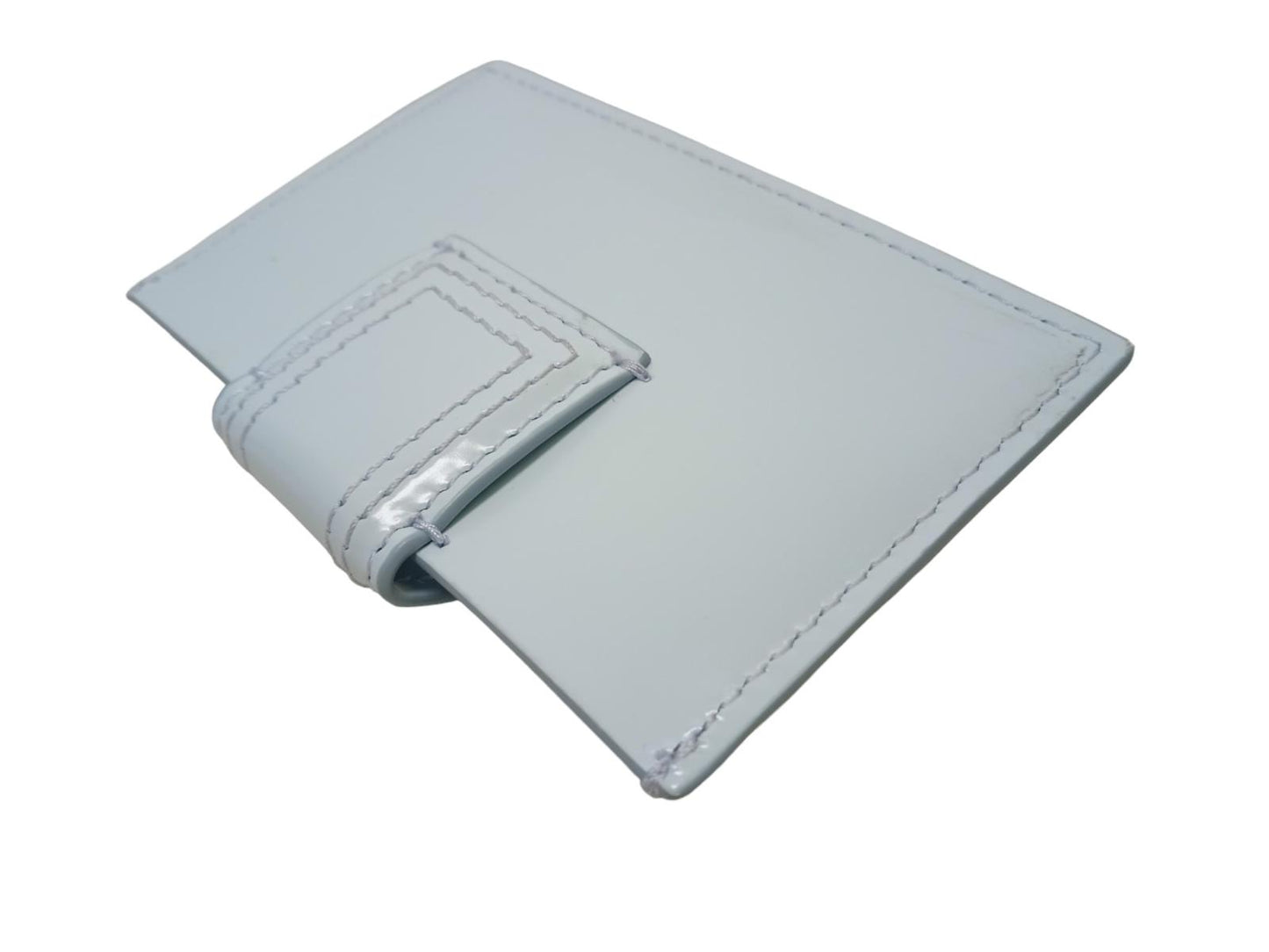 JACQUEMUS Le Porte Carte Bambino Cardholder Leather Light Blue OS NEW RRP165