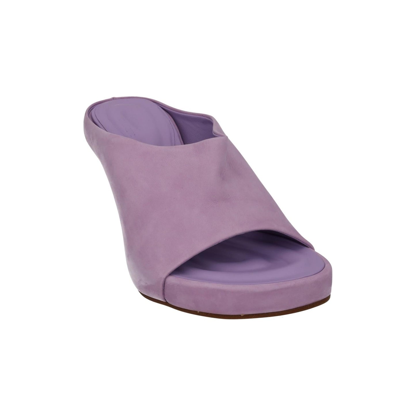 JACQUEMUS Nuvola Mule Shoes High Heel Sandal Lilac Leather EU39 UK6 NEW RRP695