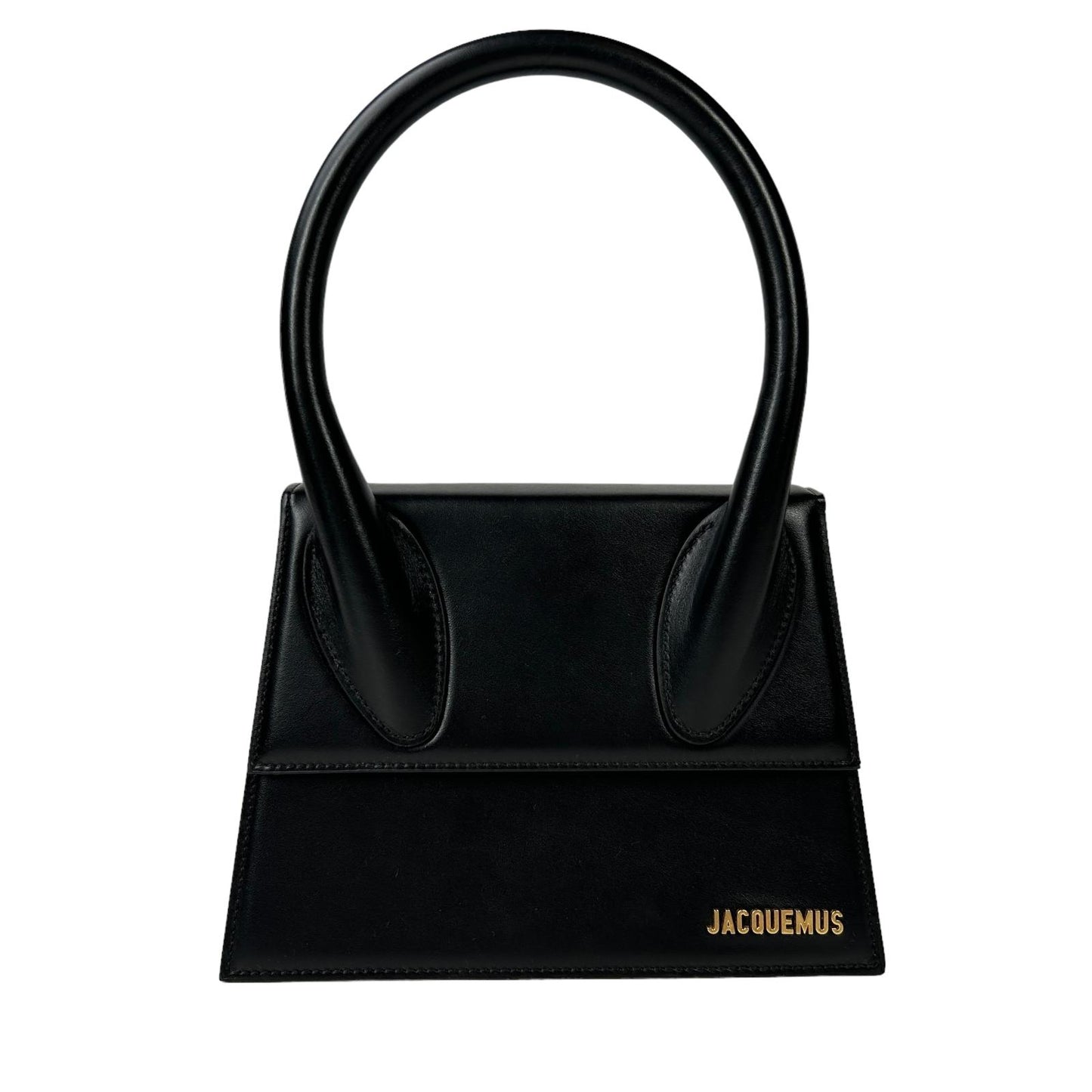 JACQUEMUS Le Grand Chiquito Leather Tote Handbag Ladies Black NEW RRP: 1165