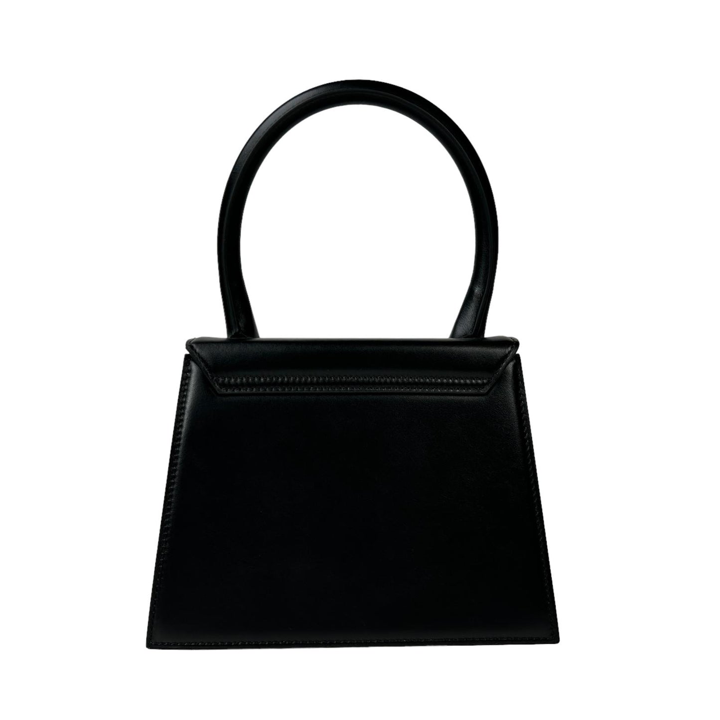 JACQUEMUS Le Grand Chiquito Leather Tote Handbag Ladies Black NEW RRP: 1165