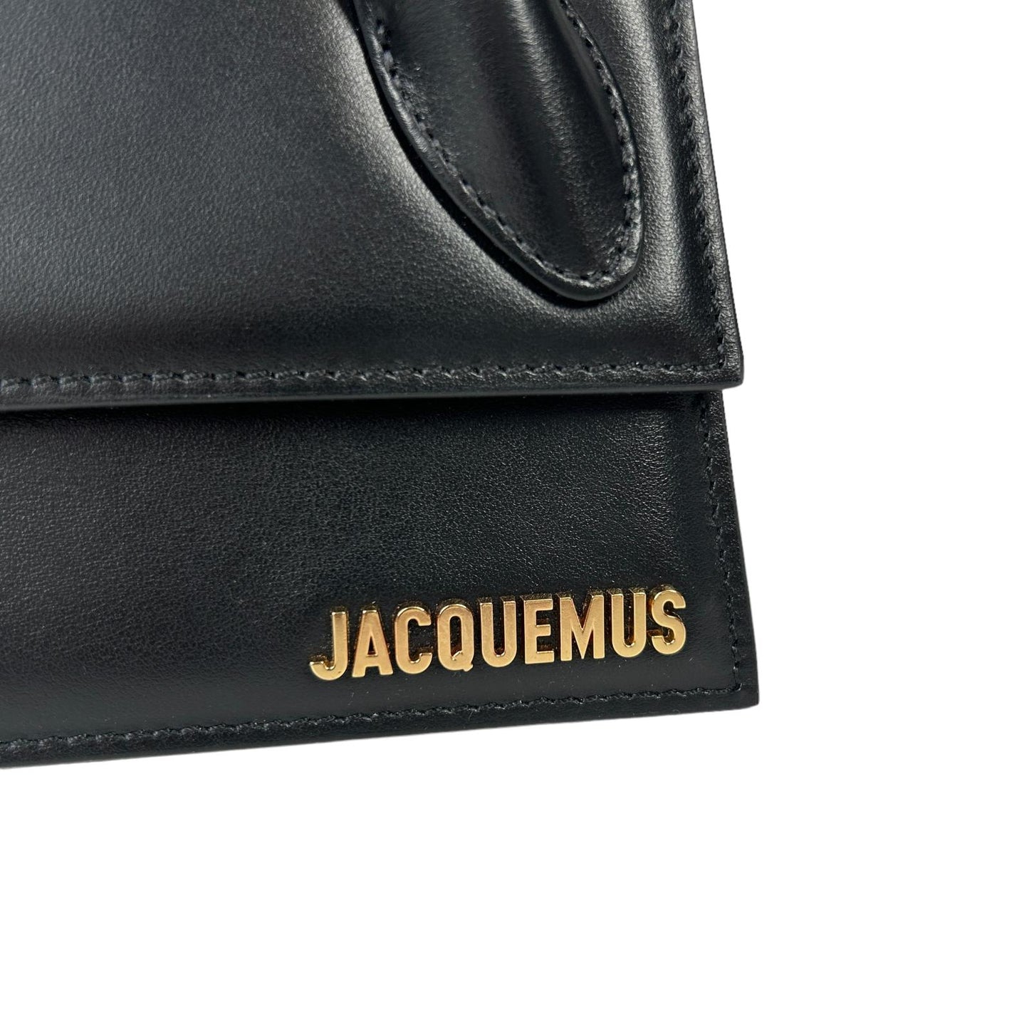 JACQUEMUS Bags Le Chiquito Long Leather Tote Bag Black Ladies OS NEW RRP: 655