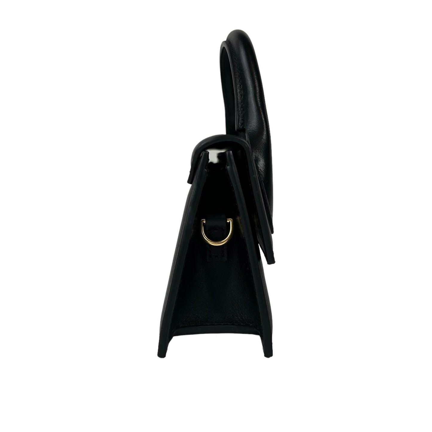 JACQUEMUS Bags Le Chiquito Long Leather Tote Bag Black Ladies OS NEW RRP: 655