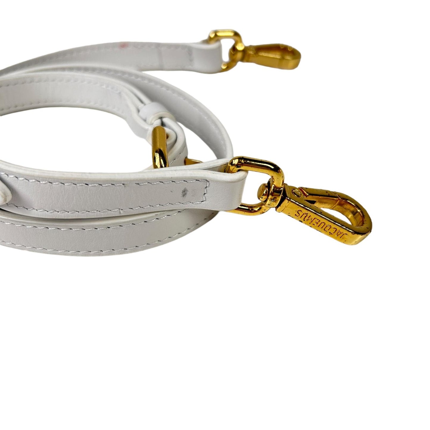 JACQUEMUS Le Grand Bambino Leather Shoulder Bag Ladies White Small NEW RRP: 775