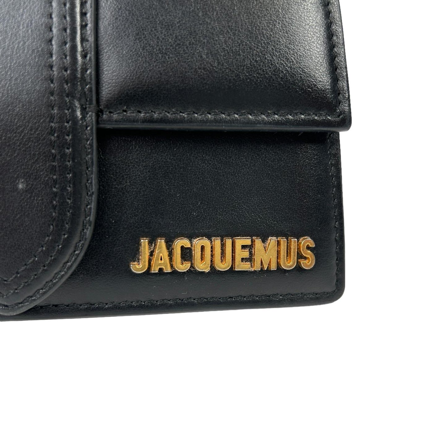 JACQUEMUS Leather Le Bambino Shoulder Bag Ladies Black Small NEW RRP: 535