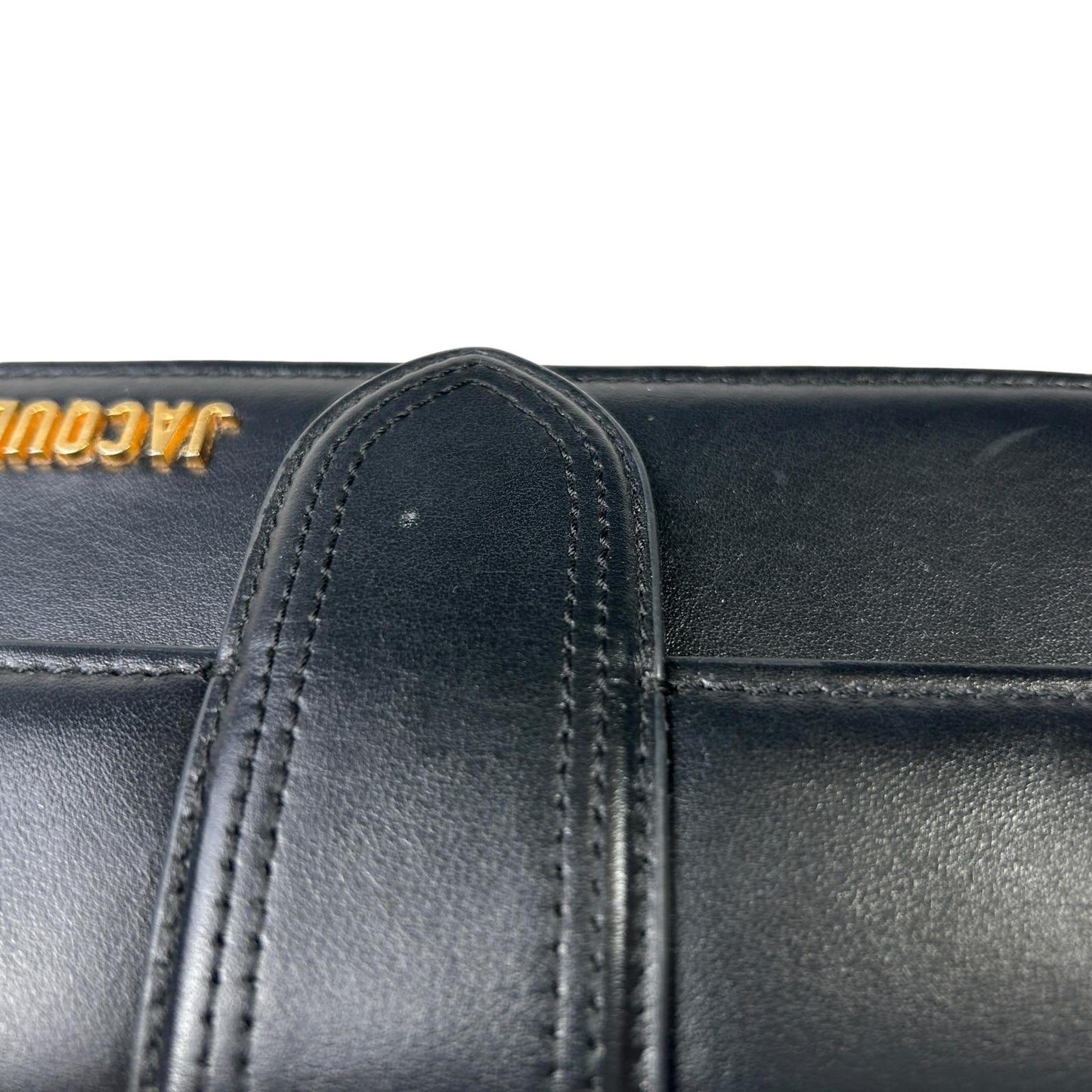 JACQUEMUS Leather Le Bambino Shoulder Bag Ladies Black Small NEW RRP: 535