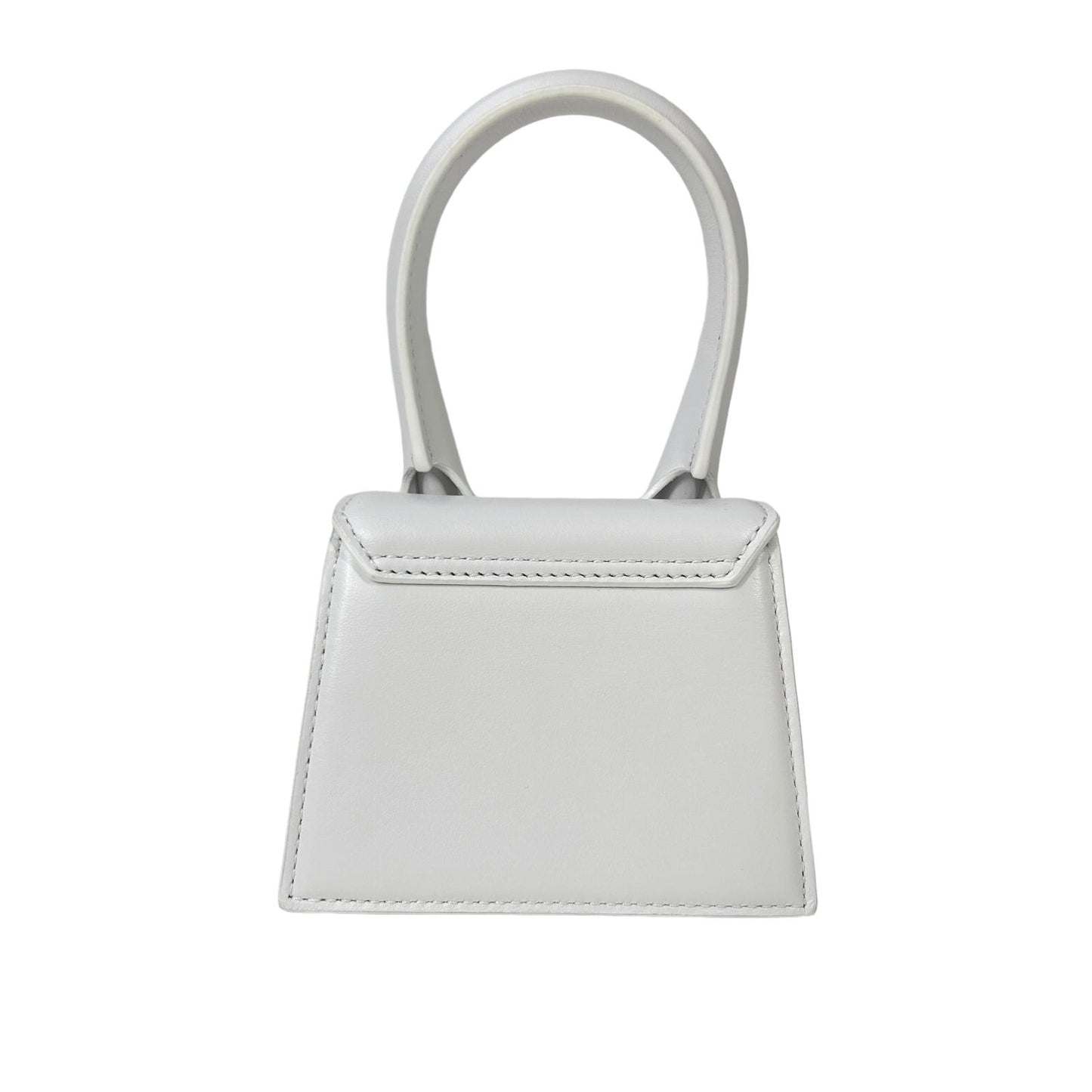 JACQUEMUS Leather Le Chiquito Tote Bag Ladies White OS NEW RRP: 385