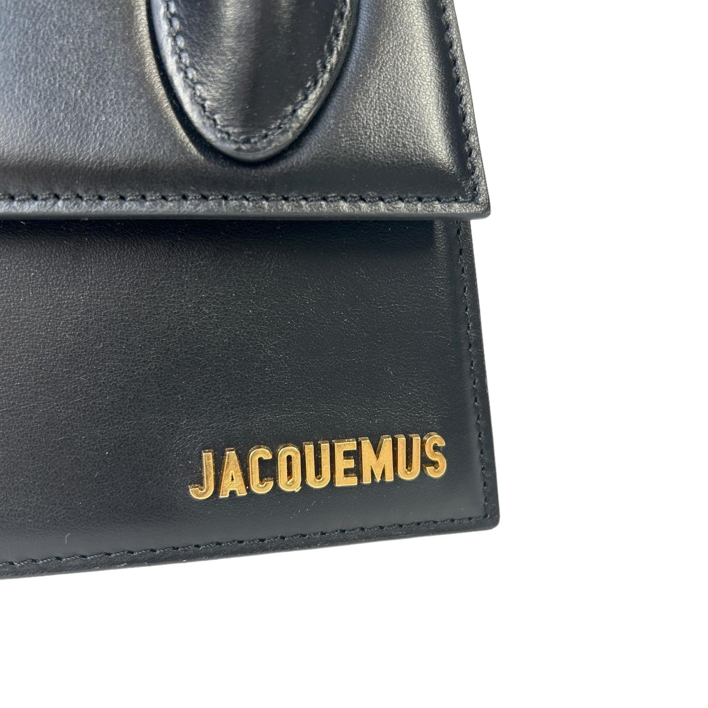 JACQUEMUS Leather Le Chiquito Noeud Tote Bag Ladies Black Small NEW RRP: 745