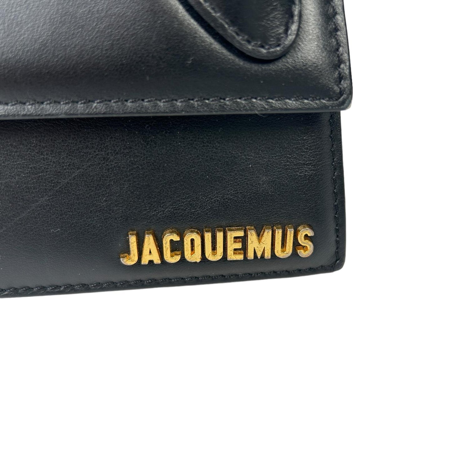 JACQUEMUS Le Chiquito Long Leather Tote Bag Ladies Black Small NEW RRP: 655