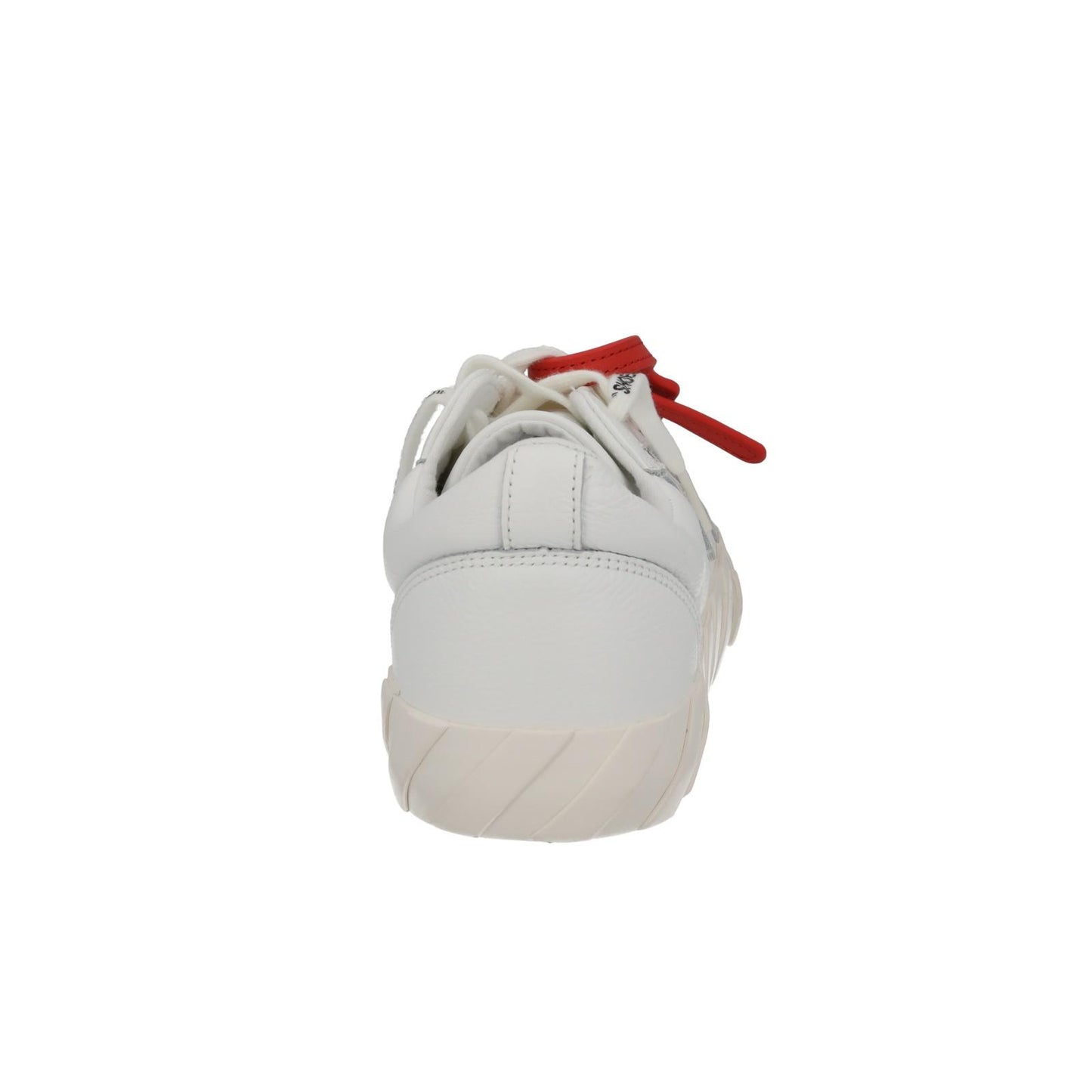 OFF WHITE Trainers Low Vulcanized Leather Lace Up White EU41 UK7 NEW RRP390