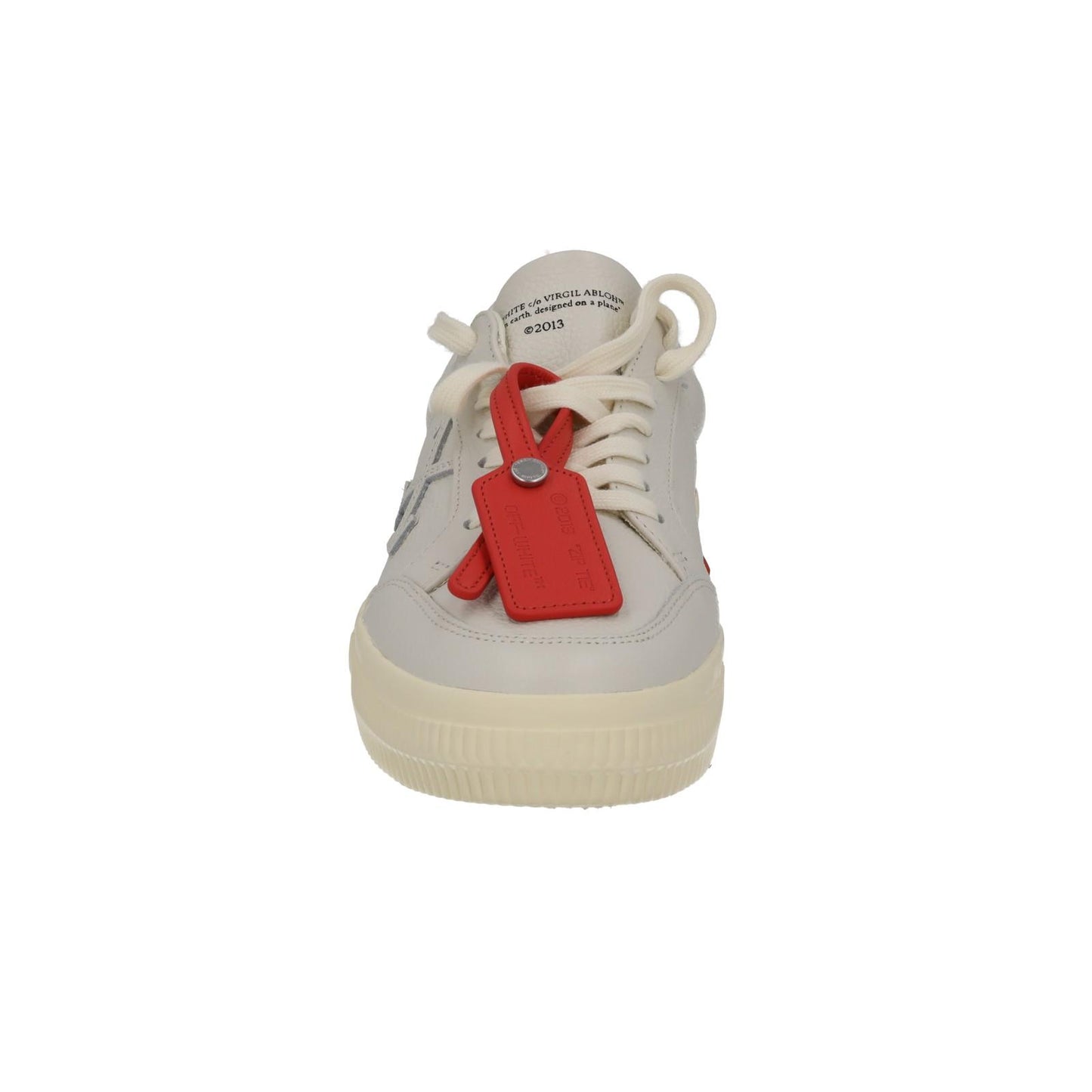 OFF WHITE Trainers Low Vulcanized Lace Sneakers Ecru White EU40 UK7 NEW RRP410