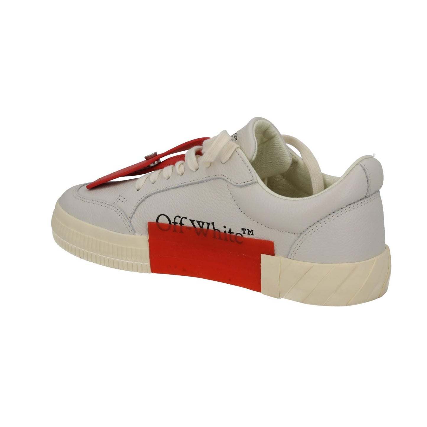 OFF WHITE Trainers Low Vulcanized Lace Sneakers Ecru White EU40 UK7 NEW RRP410