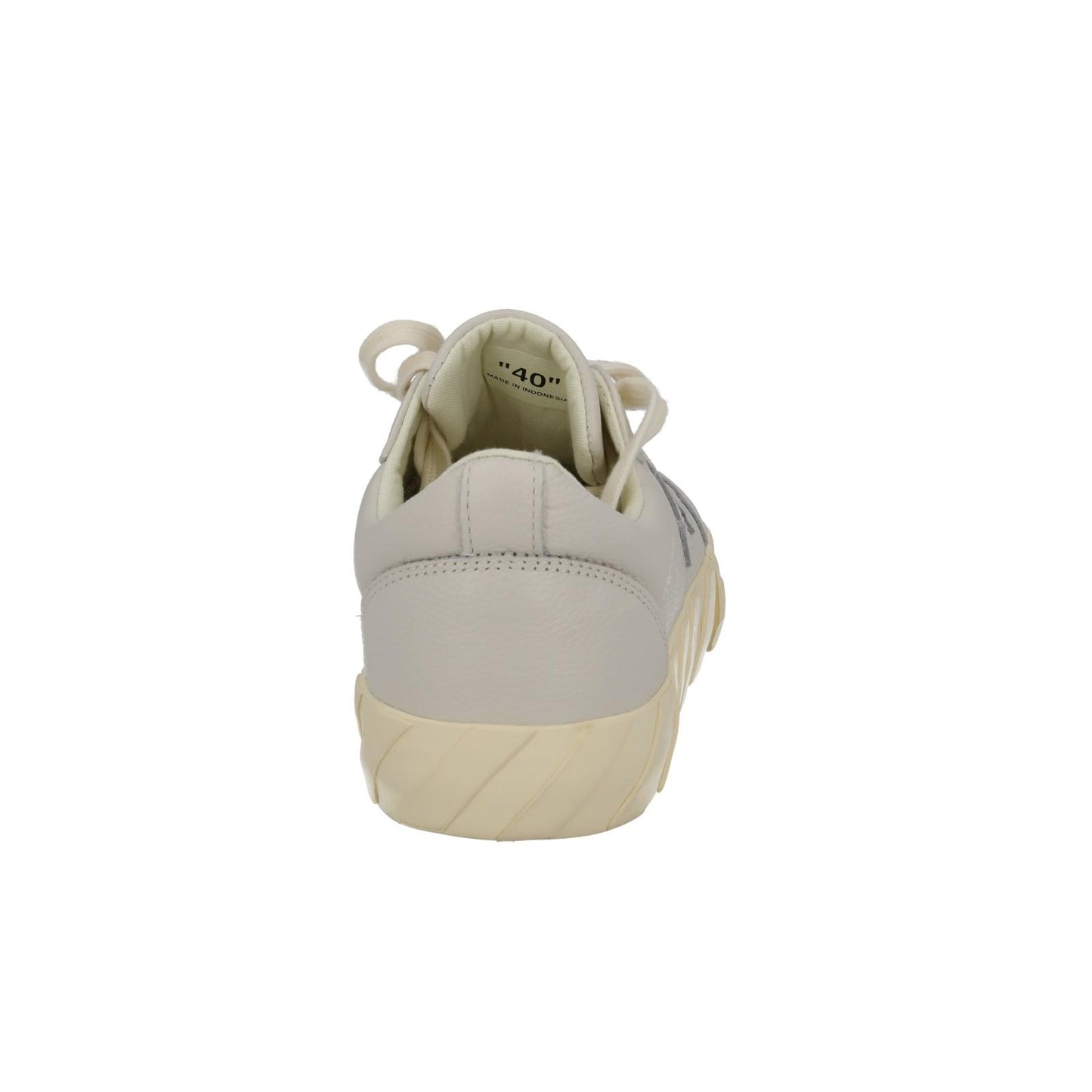 OFF WHITE Trainers Low Vulcanized Lace Sneakers Ecru White EU40 UK7 NEW RRP410
