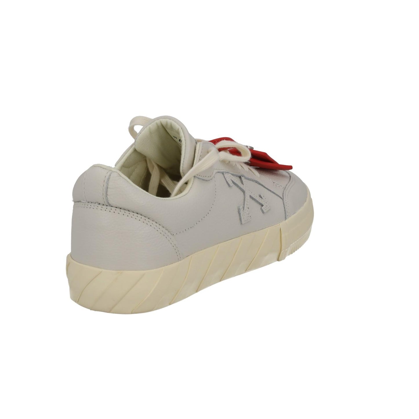 OFF WHITE Trainers Low Vulcanized Lace Sneakers Ecru White EU40 UK7 NEW RRP410