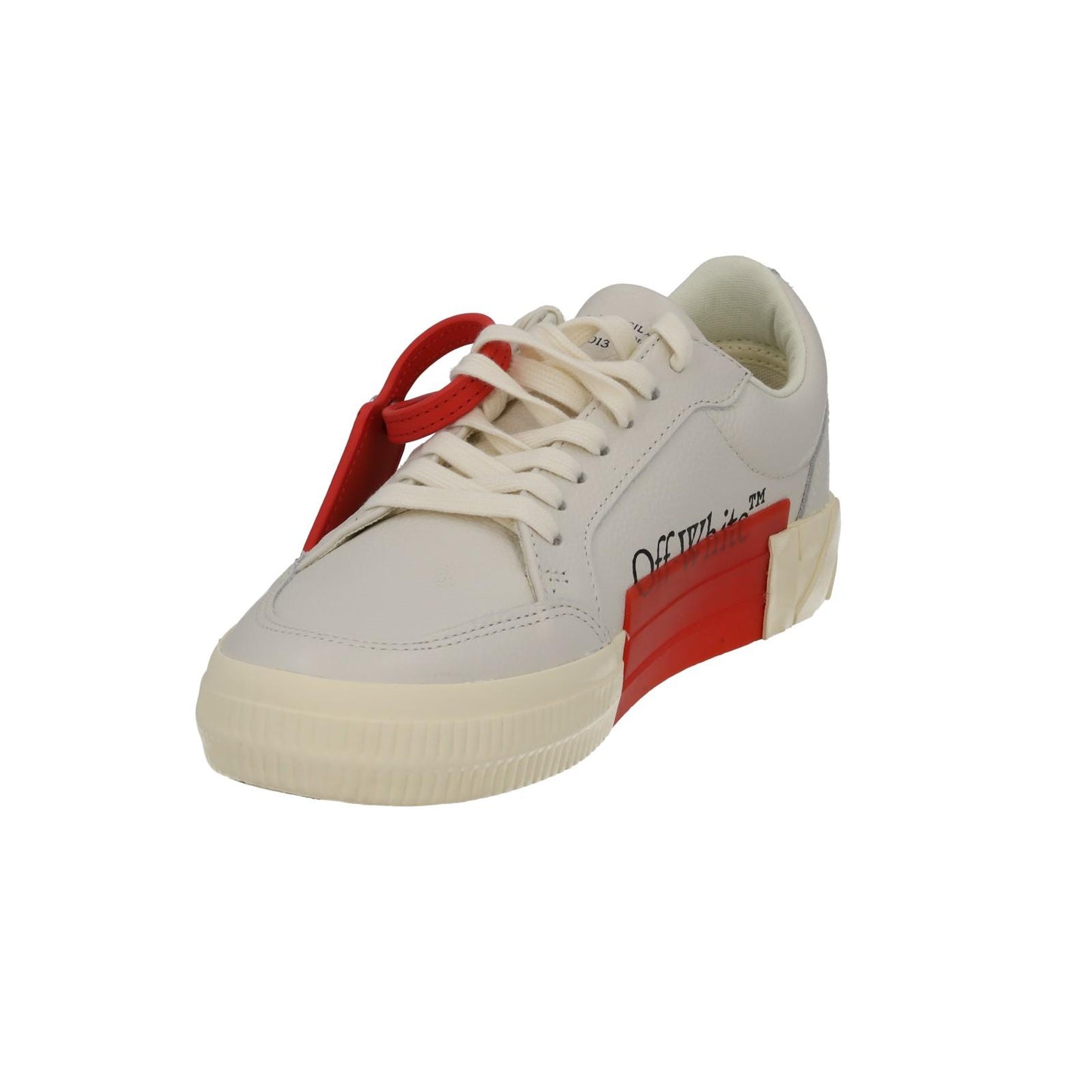 OFF WHITE Trainers Low Vulcanized Lace Sneakers Ecru White EU38 UK5 NEW RRP410