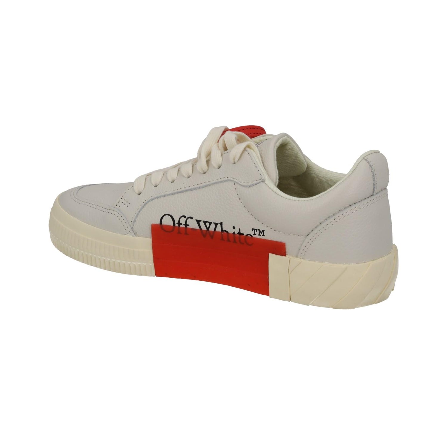 OFF WHITE Trainers Low Vulcanized Lace Sneakers Ecru White EU38 UK5 NEW RRP410